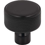 Top Knobs Garrison 1-1/4" (32mm) Round Cabinet Knob (Flat Black)