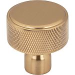 Top Knobs Garrison 1-1/4" (32mm) Round Cabinet Knob (Honey Bronze)
