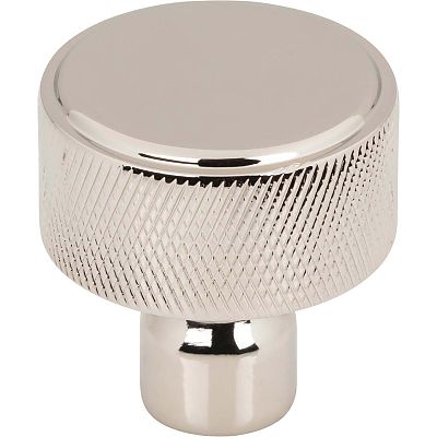 Top Knobs Garrison 1-1/4" (32mm) Round Cabinet Knob (Polished Nickel)