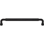Top Knobs Garrison 7-9/16" (192mm) Center-to-Center Cabinet Pull (Flat Black)