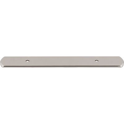 Top Knobs Garrison - Wescott 3-3/4" (96mm) Center-to-Center Backplate (Polished Nickel)