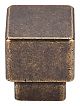 Top Knobs Sanctuary 1" (25mm) Tapered Square Cabinet Knob (German Bronze)