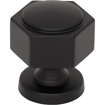 Top Knobs Brockwell - Stanmore 1-1/4" (32mm) Cabinet Knob (Flat Black)