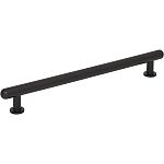 Top Knobs Brockwell - Lambert 7-9/16" (192mm) Center-to-Center Cabinet Pull  (Flat Black)