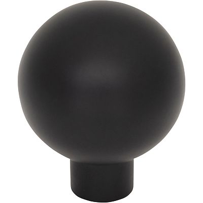Top Knobs Brockwell 1-1/8" (29mm) Cabinet Knob (Flat Black)