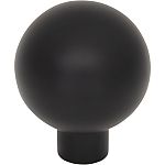 Top Knobs Brockwell 1-1/8" (29mm) Cabinet Knob (Flat Black)