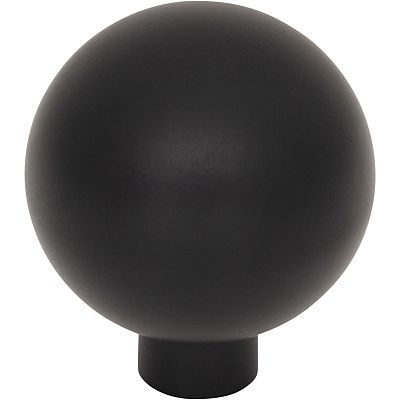 Top Knobs Brockwell 1-1/4" (32mm) Cabinet Knob (Flat Black)