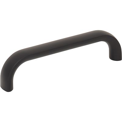 Top Knobs Brockwell 3-3/4" (96mm) Center-to-Center Cabinet Pull  (Flat Black)