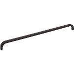 Top Knobs Brockwell 12" (305mm) Center-to-Center Cabinet Pull  (Flat Black)