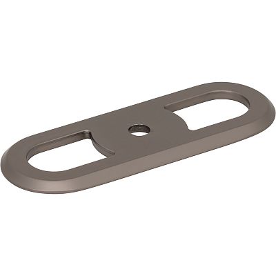 Top Knobs Brockwell 2-3/4" (70mm) Backplate Inch (Ash Gray)
