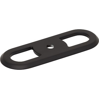Top Knobs Brockwell 2-3/4" (70mm) Backplate Inch (Flat Black)
