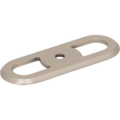 Top Knobs Brockwell 2-3/4" (70mm) Backplate Inch Brushed Satin Nickel