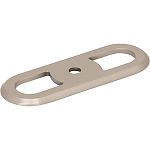 Top Knobs Brockwell 2-3/4" (70mm) Backplate Inch Brushed Satin Nickel