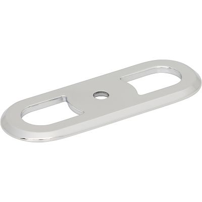 Top Knobs Brockwell 2-3/4" (70mm) Backplate Inch (Polished Chrome)