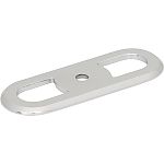 Top Knobs Brockwell 2-3/4" (70mm) Backplate Inch (Polished Chrome)