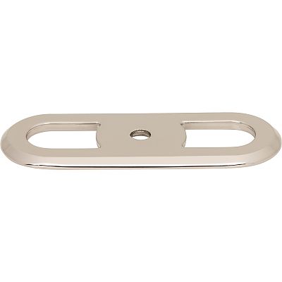 Top Knobs Brockwell 2-3/4" (70mm) Backplate Inch (Polished Nickel)