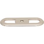 Top Knobs Brockwell 2-3/4" (70mm) Backplate Inch (Polished Nickel)