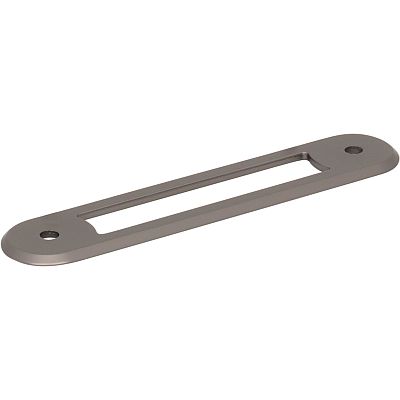 Top Knobs Brockwell Backplate 3 3/4 Inch (c-c) (Ash Gray)