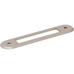 Top Knobs Brockwell Backplate 3 3/4 Inch (c-c) Brushed Satin Nickel
