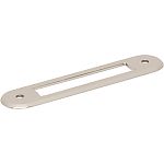 Top Knobs Brockwell Backplate 3 3/4 Inch (c-c) (Polished Nickel)