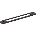 Top Knobs Brockwell 5-1/16" (129mm) Center-to-Center Backplate (Flat Black)