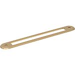Top Knobs Brockwell 6-5/16" (160mm) Center-to-Center Backplate (Honey Bronze)