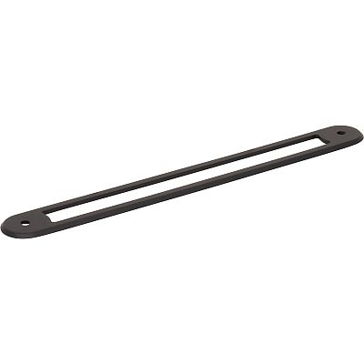 Top Knobs Brockwell 7-9/16" (192mm) Center-to-Center Backplate (Flat Black)