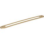 Top Knobs Brockwell 8-13/16" (224mm) Center-to-Center Backplate (Honey Bronze)