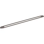 Top Knobs Brockwell 12" (305mm) Center-to-Center Backplate (Ash Gray)