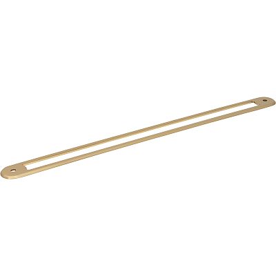 Top Knobs Brockwell 12" (305mm) Center-to-Center Backplate (Honey Bronze)
