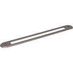 Top Knobs Brockwell Appliance 12" (305mm) Center-to-Center Backplate (Ash Gray)
