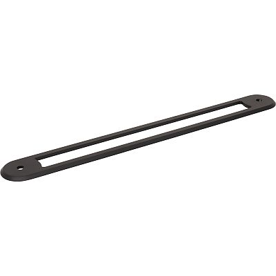 Top Knobs Brockwell Appliance 12" (305mm) Center-to-Center Backplate (Flat Black)