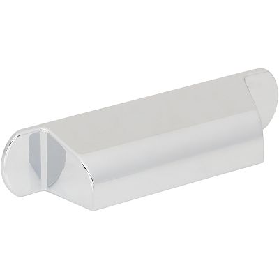 Top Knobs Brockwell - Cressing 2-3/4" (70mm) Center-to-Center Cabinet Cup/Bin Pull (Polished Chrome)