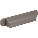 Top Knobs Brockwell - Cressing 3-3/4" (96mm) Center-to-Center Cabinet Cup/Bin Pull  (Ash Gray)