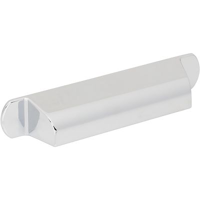Top Knobs Brockwell - Cressing 3-3/4" (96mm) Center-to-Center Cabinet Cup/Bin Pull  (Polished Chrome)