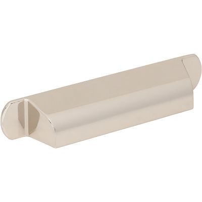 Top Knobs Brockwell - Cressing 3-3/4" (96mm) Center-to-Center Cabinet Cup/Bin Pull  (Polished Nickel)