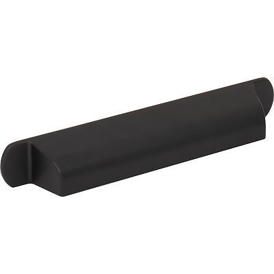 Top Knobs Brockwell - Cressing 5-1/16" (129mm) Center-to-Center Cabinet Cup/Bin Pull  (Flat Black)