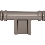 Top Knobs Brockwell - Newburn 2-1/4" (57mm) Cabinet T-Knob (Ash Gray)
