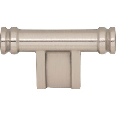Top Knobs Brockwell - Newburn 2-1/4" (57mm) Cabinet T-Knob Brushed Satin Nickel