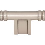 Top Knobs Brockwell - Newburn 2-1/4" (57mm) Cabinet T-Knob Brushed Satin Nickel