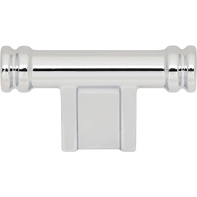 Top Knobs Brockwell - Newburn 2-1/4" (57mm) Cabinet T-Knob (Polished Chrome)