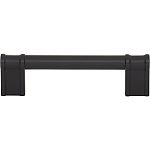 Top Knobs Brockwell - Newburn 3-3/4" (96mm) Center-to-Center Cabinet Pull  (Flat Black)