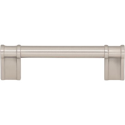 Top Knobs Brockwell - Newburn 3-3/4" (96mm) Center-to-Center Cabinet Pull  Brushed Satin Nickel