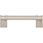 Top Knobs Brockwell - Newburn 3-3/4" (96mm) Center-to-Center Cabinet Pull  Brushed Satin Nickel