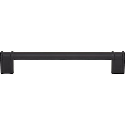 Top Knobs Brockwell - Newburn 6-5/16" (160mm) Center-to-Center Cabinet Pull  (Flat Black)