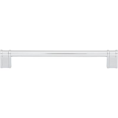 Top Knobs Brockwell - Newburn 7-9/16" (192mm) Center-to-Center Cabinet Pull  (Polished Chrome)