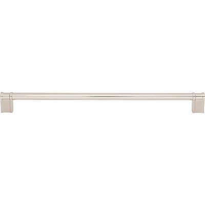 Top Knobs Brockwell - Newburn 12" (305mm) Center-to-Center Cabinet Pull  (Polished Nickel)