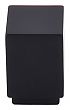 Top Knobs Sanctuary 3/4" (19mm) Linear Square Cabinet Knob (Flat Black)