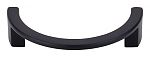 Top Knobs Sanctuary 3-1/2" (89mm) Center-to-Center Half Circle Open Cabinet Pull (Flat Black)
