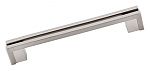 Top Knobs Sanctuary 5" (128mm) Center-to-Center Flat Rail Cabinet Pull (Brushed Satin Nickel)